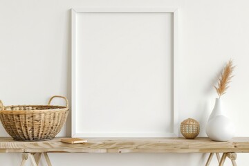 Minimalistic composition of sitting room interior