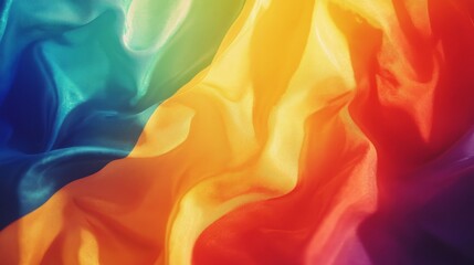 Obraz premium rainbow flag background. bright rainbow colours texture