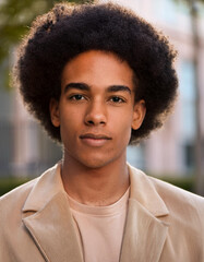 Empowering Non-Binary Gender Transsexual Transgender Woman Portrait Outdoors