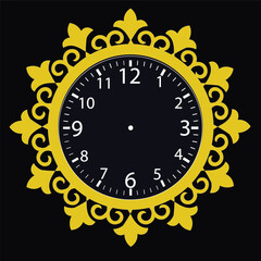 Ornamental Floral Design A classic black and white floral design element featuring elegant, curved leaves and intricate detailing. Perfect for use in decorative borders, logos