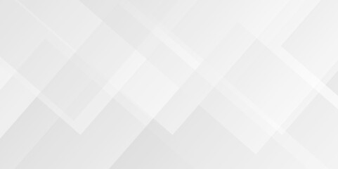Fototapeta premium Luxury modern element shiny thin line technology. Light gray and white overlap triangle. geometric abstract subtle vector layer tech square corporate cube banner, brochure, template web background.