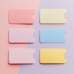 Obraz premium Discover our vibrant paper coupon templates for events like movies, concerts, and celebrations, perfect for crafting personalized invitations and vouchers to create memorable experiences