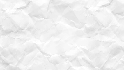 white crumpled paper texture background