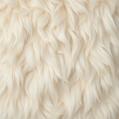 Obraz premium White fluffy fur fabric wool texture background