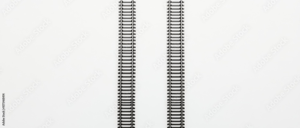 Aufkleber the image shows intricate parallel train tracks, illustrating the complexity and sophistication of m