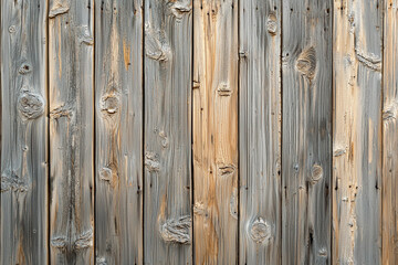 Fototapeta premium Wooden planks with natural grain patterns in earthy tones