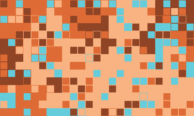 80s seamless pattern tracery fun. Blank wall form mesh. Random pop color image pop art.