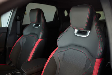 Discover the Stylish Car Interior with Premium Leather Seats for elegance and comfort