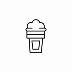 ice cream icon sign vector