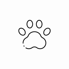 pet pawn icon sign vector