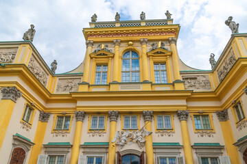 Wilanоw Palace. a former royal palace. Historic Monuments. Warsaw, Poland.