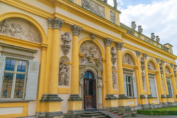 Wilanоw Palace. a former royal palace. Historic Monuments. Warsaw, Poland.