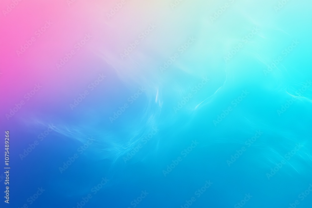 Poster a stunning abstract background features a captivating blend of vibrant turquoise and soft pink hues,