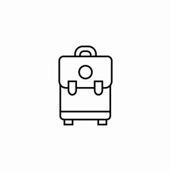 purse handbag icon sign vector