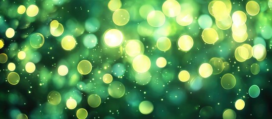 Fototapeta premium Blurry Green Bokeh For The Background