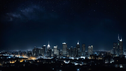 Obraz premium city at night