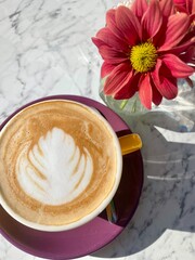 cup of cappuccino