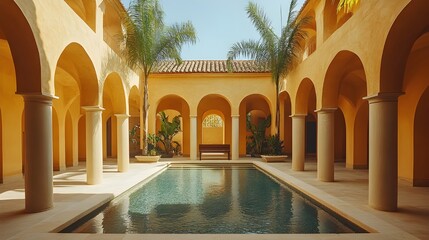 courtyard of the palace