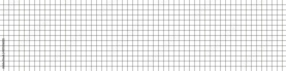 Poster square grid paper background with notebook lines. white sheet pattern for math and school notepads. 