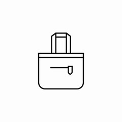 handbag female icon sign vector