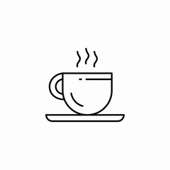 tea cup icon sign vector