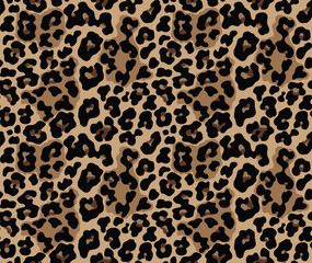 
animal leopard print fashion stylish leopard spots design chic seamless pattern