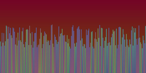 Colorful Bar Chart Data Visualization for Business: Modern Art Graphic Background Featuring Vibrant Design Elements to Enhance Visual Data Communication