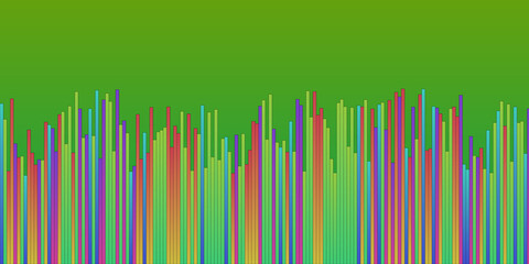 Colorful Bar Chart Data Visualization for Business: Modern Art Graphic Background Featuring Vibrant Design Elements to Enhance Visual Data Communication