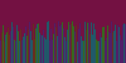 Colorful Bar Chart Data Visualization for Business: Modern Art Graphic Background Featuring Vibrant Design Elements to Enhance Visual Data Communication