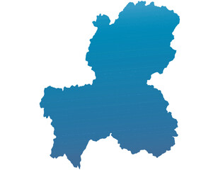 岐阜県　地図　水色　グラデーション　イラスト