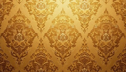 Gold brocade fabric texture, luxury textile, ornate gold pattern