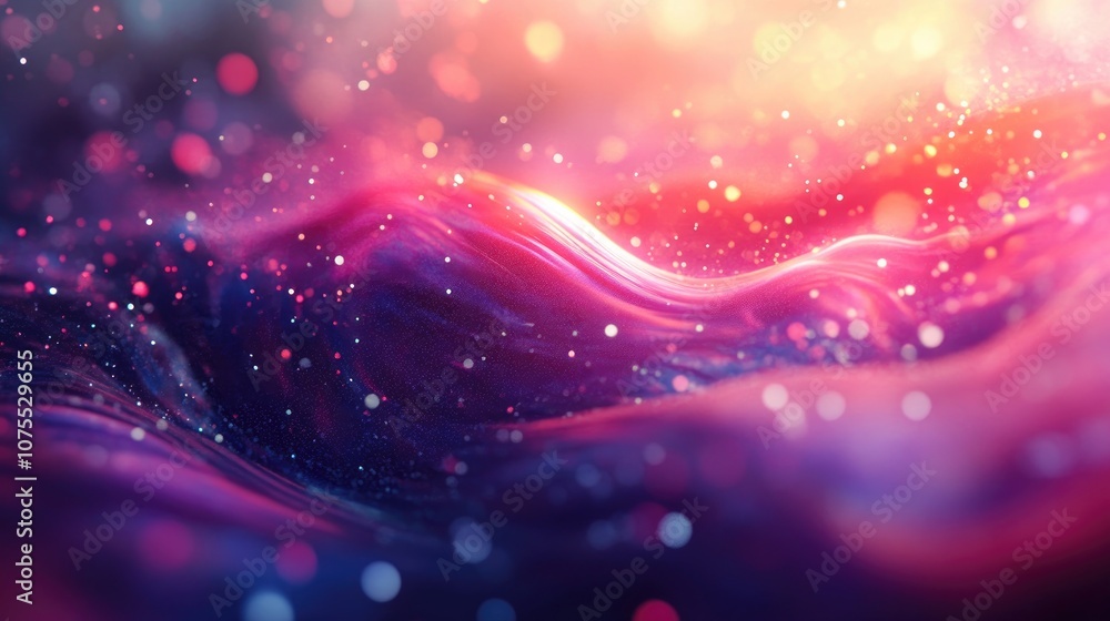 Poster abstract art representing philosophical concepts with a blurred background