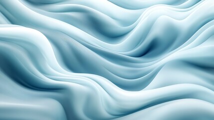 Dynamic flow of light blue waves and gradients, smooth and fluid, creating a calming yet futuristic atmosphere, ideal for a high-tech or modern background.