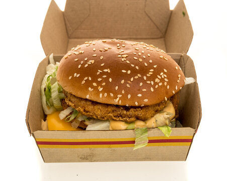 Package of Chicken big mac