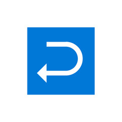 Backward Turn Arrow Symbol
