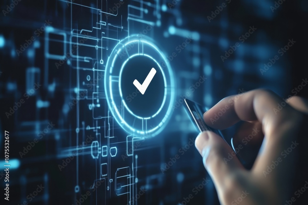 Poster a person securely confirms their online payment with a credit card via an intuitive interface, featu