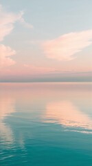 Obraz premium Serene Sunset Over Still Waters