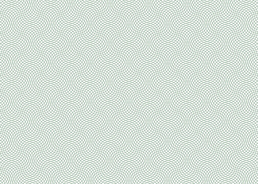 Seamless geometric banknote or certificate guilloche pattern. Vector illustration