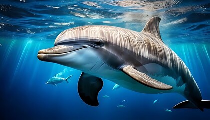 Fototapeta premium shark in the sea