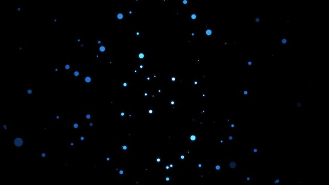glowing blue orb-like particles floating in light streaks, creating a high-definition CGI background perfect for creative projects