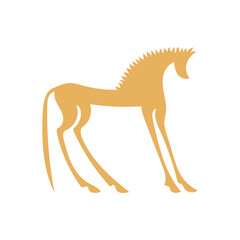 The horse fresco is an ancient.