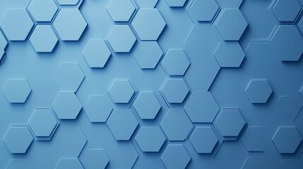 This is a modern, blue background with a hexagonal pattern. It's perfect for tech, finance, or fintech companies.  It uses simple shapes and pixel art to create a sleek and abstract design.