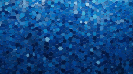 This is a modern, blue background with a hexagonal pattern. It's perfect for tech, finance, or fintech companies.  It uses simple shapes and pixel art to create a sleek and abstract design.