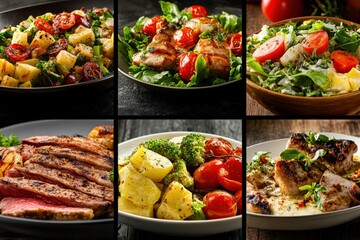 Summer picnic on the grass, food to go. Close-up. Generated Ai Generative AI. Beautiful simple AI generated image