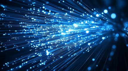 Naklejka premium abstract fiber lines bright light