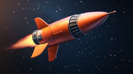 spaceship flying space