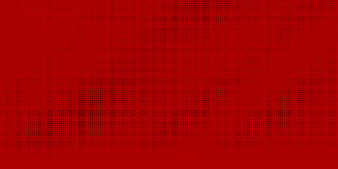 red background each featuring halftone dot patterns