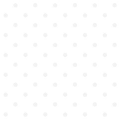 Seamless 3d colourful embossed light grey flower background pattern.