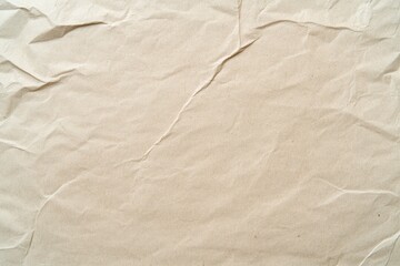 A close-up of crumpled white paper with a rough, wrinkled texture and creases. Beautiful simple AI generated image
