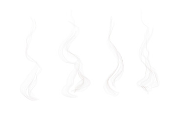 smoke isolated on white background